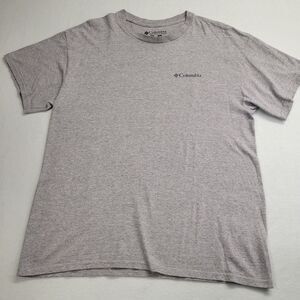 Columbia Mens Gray Mountain T Shirt Size Large Outdoor Hiking Sportswear‎